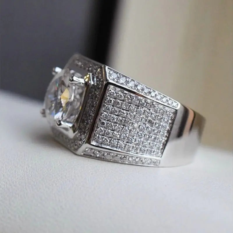 Crystal  Engagement Ring